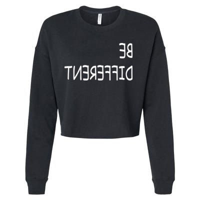 Be Different Cropped Pullover Crew