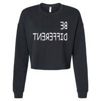 Be Different Cropped Pullover Crew