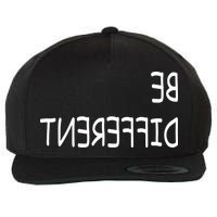 Be Different Wool Snapback Cap