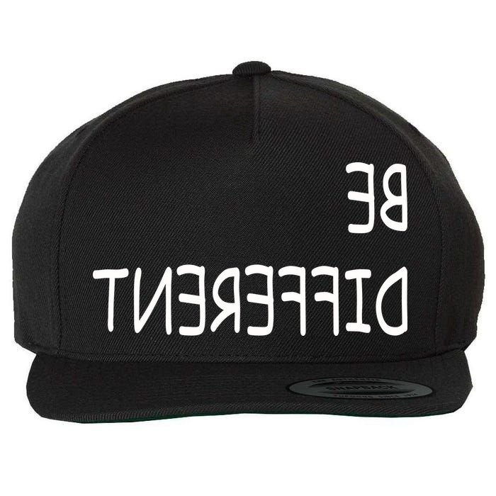 Be Different Wool Snapback Cap