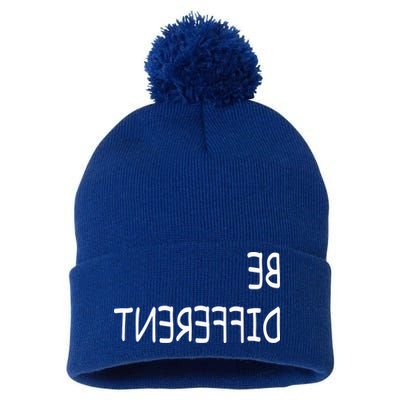 Be Different Pom Pom 12in Knit Beanie
