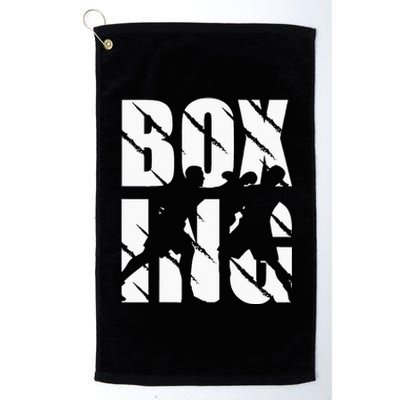 Boxing Design Boxing Lovers And Boxing Platinum Collection Golf Towel