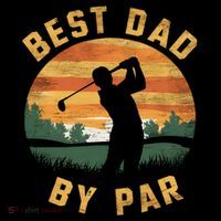 Best Dad By Par For Golf Dad Funny Dad Funny Father’S Day Dad Jokes Golfer Dad Impact Tech Backpack