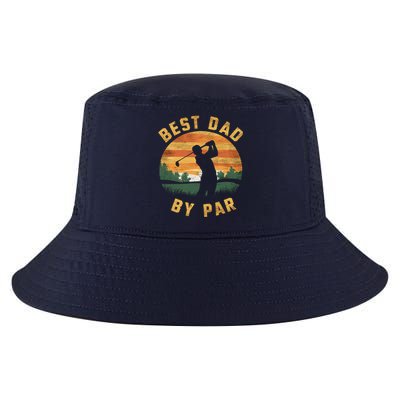 Best Dad By Par For Golf Dad Funny Dad Funny Father’S Day Dad Jokes Golfer Dad Cool Comfort Performance Bucket Hat