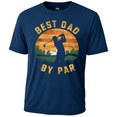 Best Dad By Par For Golf Dad Funny Dad Funny Father’S Day Dad Jokes Golfer Dad Performance Shirt