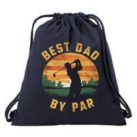 Best Dad By Par For Golf Dad Funny Dad Funny Father’S Day Dad Jokes Golfer Dad Drawstring Bag