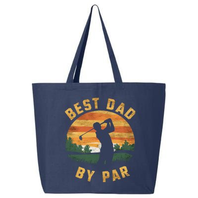 Best Dad By Par For Golf Dad Funny Dad Funny Father’S Day Dad Jokes Golfer Dad 25L Jumbo Tote