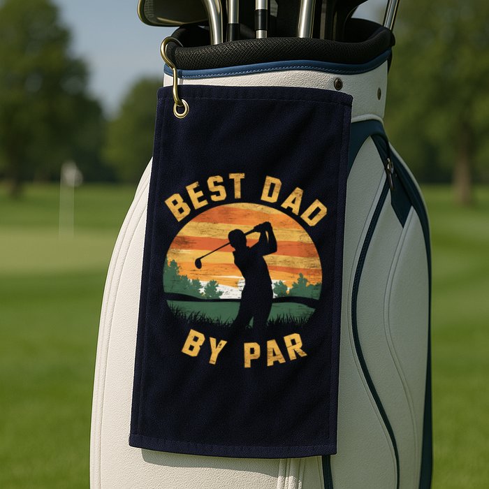 Best Dad By Par For Golf Dad Funny Dad Funny Father’S Day Dad Jokes Golfer Dad Golf Towel