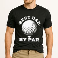 Best Dad By Par Golf Player Golfer Dad Fathers Day Cooling Performance Crew T-Shirt