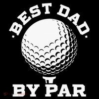 Best Dad By Par Golf Player Golfer Dad Fathers Day Youth Performance Sprint T-Shirt