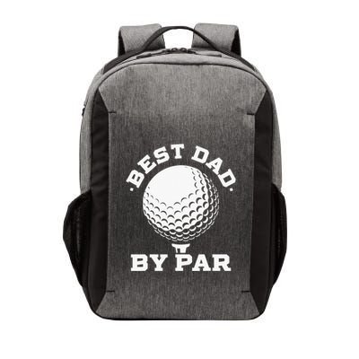 Best Dad By Par Golf Player Golfer Dad Fathers Day Vector Backpack