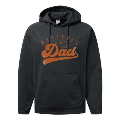 Baseball Dad Performance Fleece Hoodie