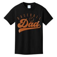 Baseball Dad Kids T-Shirt