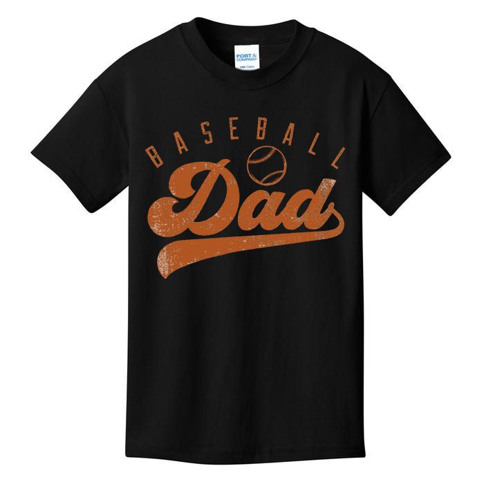 Baseball Dad Kids T-Shirt