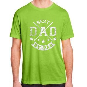 Best Dad By Par Funny Golf Daddy Fathers Day Birthday Gift For Dad Adult ChromaSoft Performance T-Shirt