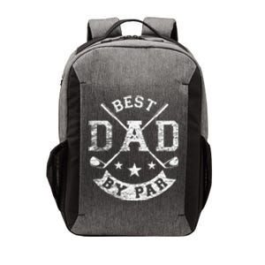 Best Dad By Par Funny Golf Daddy Fathers Day Birthday Gift For Dad Vector Backpack