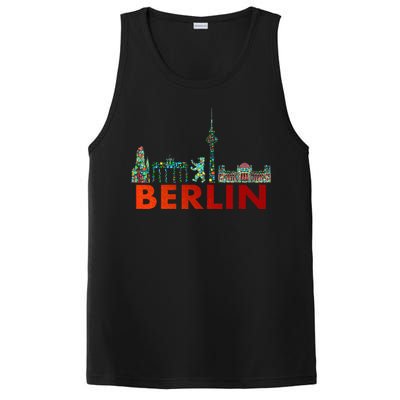 Berlin Design Berlin Bear I Love Berlin PosiCharge Competitor Tank