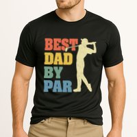 Best Dad By Par Golf American Us Flag Cooling Performance Crew T-Shirt
