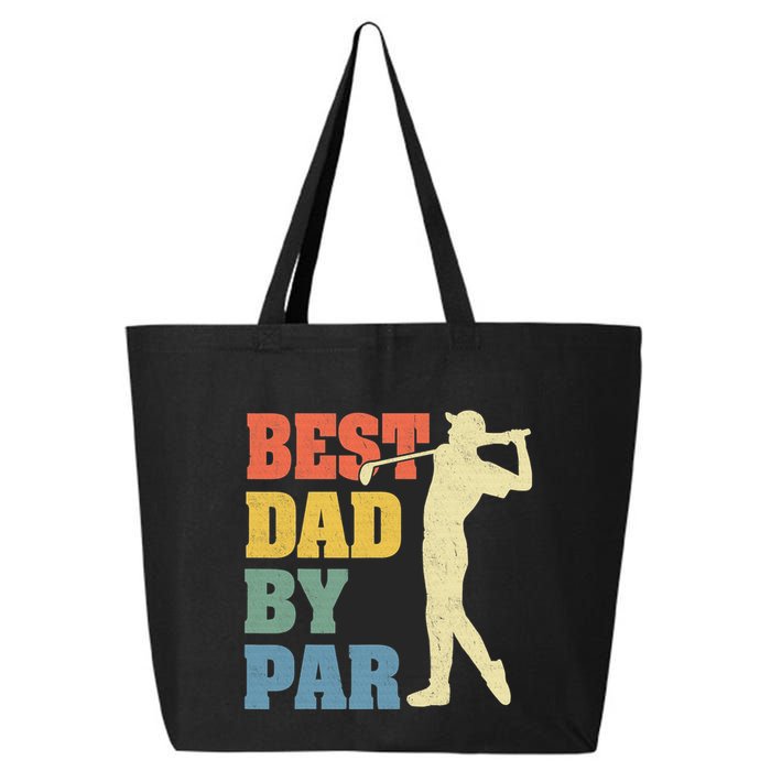 Best Dad By Par Golf American Us Flag 25L Jumbo Tote