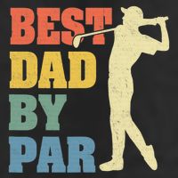 Best Dad By Par Golf American Us Flag 25L Jumbo Tote