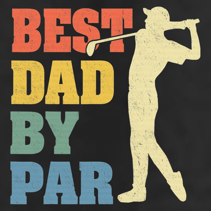 Best Dad By Par Golf American Us Flag 25L Jumbo Tote