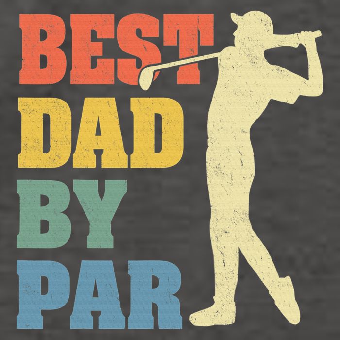 Best Dad By Par Golf American Us Flag Vector Backpack