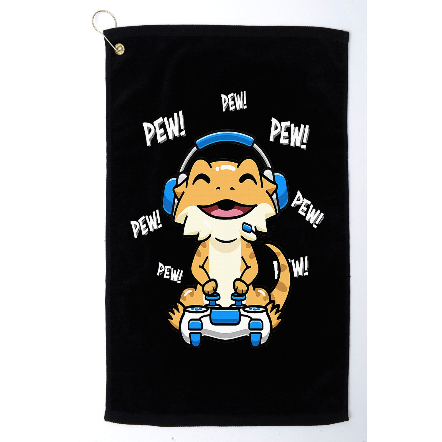 Bearded Dragon Golf Towel