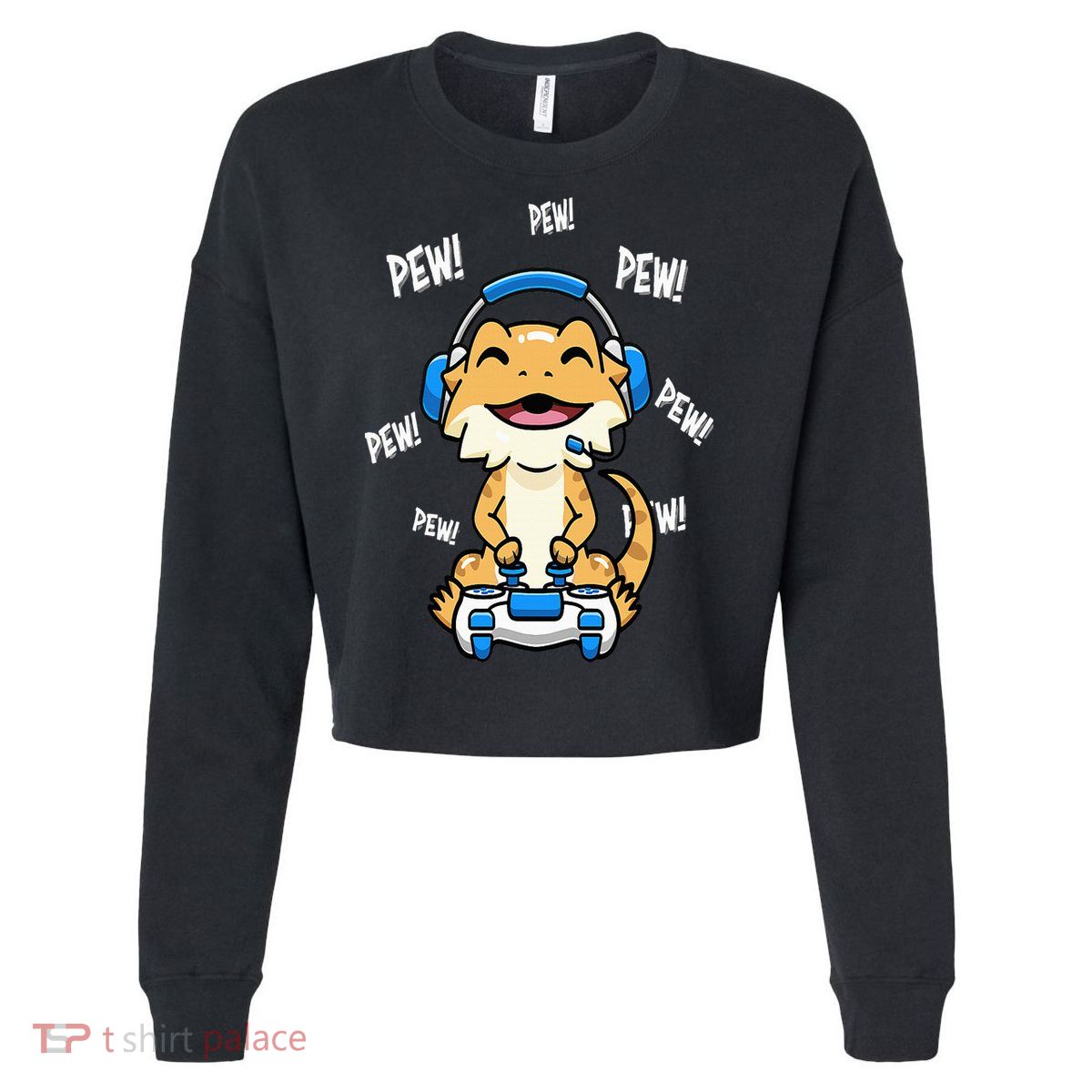 Bearded Dragon Cropped Pullover Crew