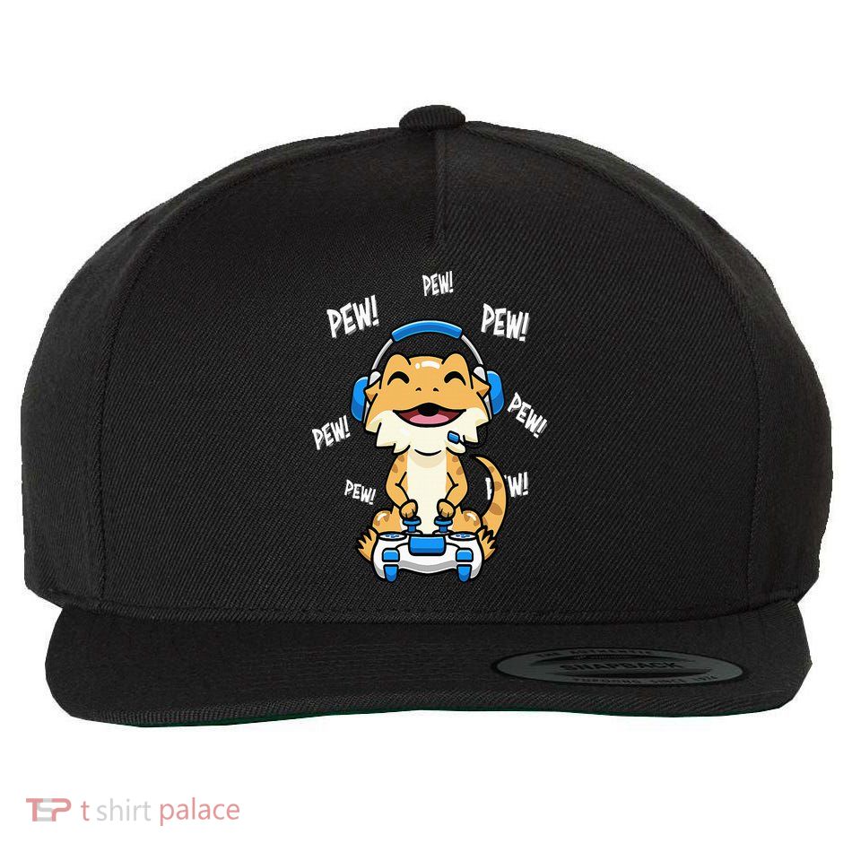 Bearded Dragon Wool Snapback Cap