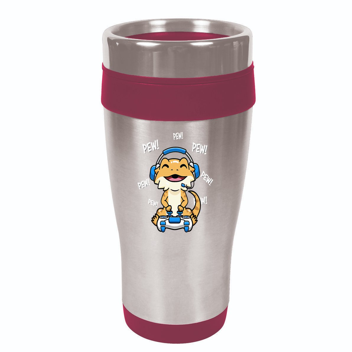 Bearded Dragon 16oz Travel Tumbler