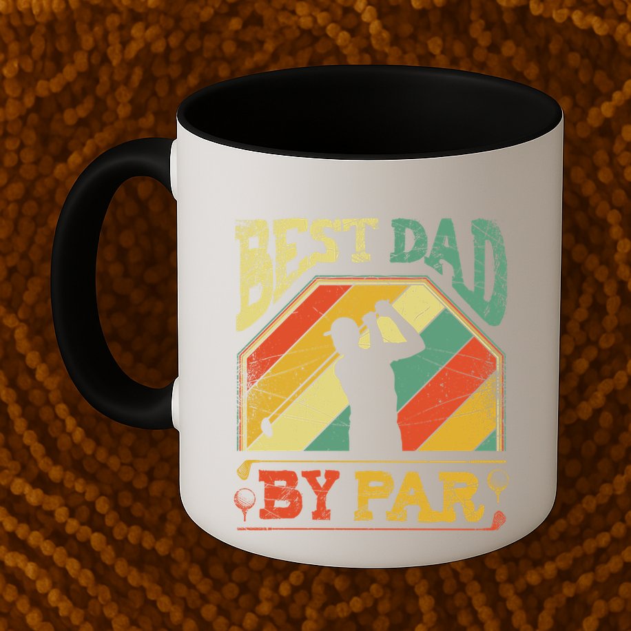 Best Dad By Par Father Appreciation Golf Lover FatherS Day Cool Gift Mug