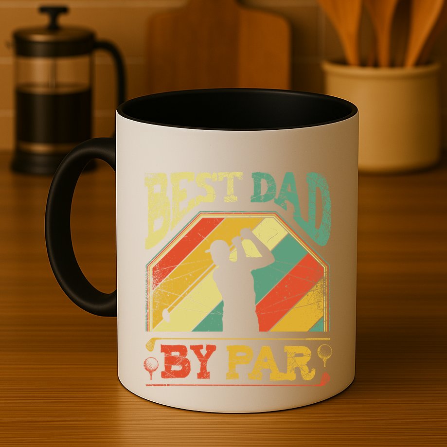 Best Dad By Par Father Appreciation Golf Lover FatherS Day Cool Gift Mug