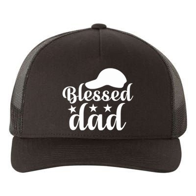 Blessed Dad Yupoong Adult 5-Panel Trucker Hat