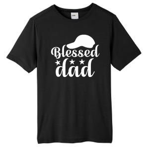 Blessed Dad Tall Fusion ChromaSoft Performance T-Shirt