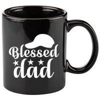 Blessed Dad 11oz C Handle Ceramic Mug