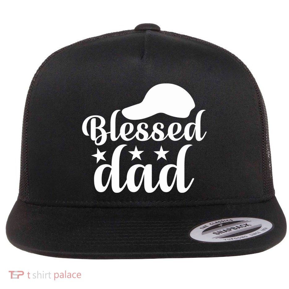 Blessed Dad Flatbill Hat