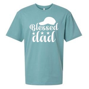 Blessed Dad Sueded Cloud Jersey T-Shirt