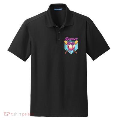 Baseball Drip Boy Home Plate Sports Respect The Drip  Dry Zone Grid Polo