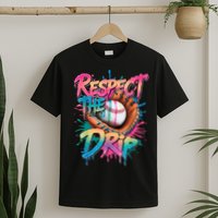 Baseball Drip Boy Ice Cream Drip Respect The Drip  T-Shirt