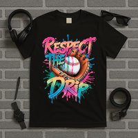 Baseball Drip Boy Ice Cream Drip Respect The Drip  T-Shirt