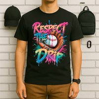 Baseball Drip Boy Ice Cream Drip Respect The Drip  T-Shirt