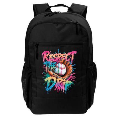 Baseball Drip Boy Ice Cream Drip Respect The Drip  Backpack