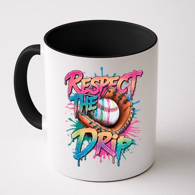 Baseball Drip Boy Ice Cream Drip Respect The Drip  Mug