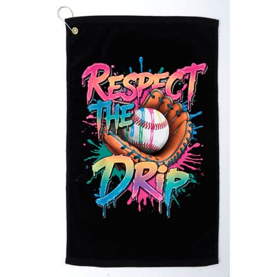 Baseball Drip Boy Ice Cream Drip Respect The Drip  Golf Towel