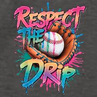 Baseball Drip Boy Ice Cream Drip Respect The Drip  Vector Backpack