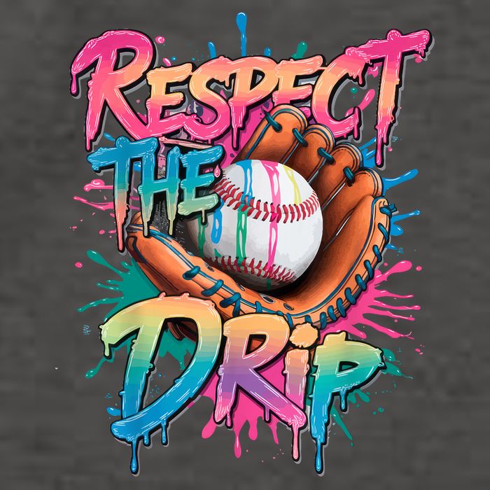 Baseball Drip Boy Ice Cream Drip Respect The Drip  Vector Backpack