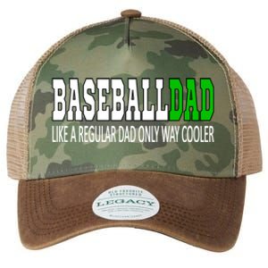 Baseball Dad Baseballdad Like A Regular Dad But Cooler Gift Legacy Tie Dye Trucker Hat