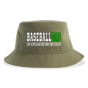 Baseball Dad Baseballdad Like A Regular Dad But Cooler Gift Sustainable Bucket Hat