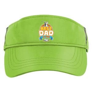 Best Dad By Par FatherS Day Golf Lover Gift Adult Drive Performance Visor