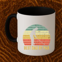 Best Dad By Par Disc Golf Golfer Player Funny Father's Day Mug